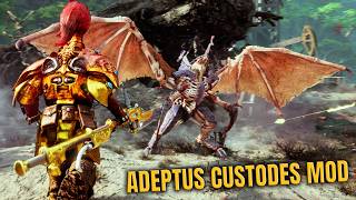 1 ADEPTUS CUSTODES vs ENTIRE TYRANID SWARM | Space Marine 2 (Mod)