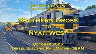 Drivers eye view, Southern Cross to Nyah West, DERM, Oct 2025