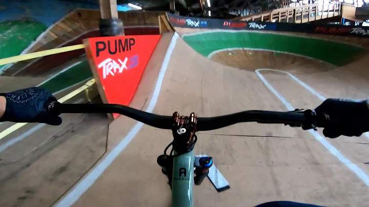 Ray's Indoor Mountain Bike Park. Raw footage