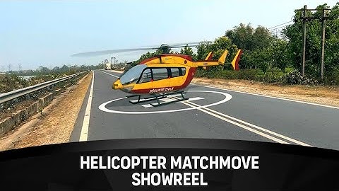 Helicopter Composting Showreel | 3D Composting | Maya 2023 | Nuke | Portfolio