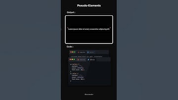 CSS Pseudo-Elements before & after #shorts #css #shortvideo