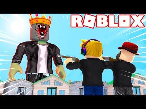 Destroy A Zombie King In Roblox Zombie Attack Youtube - roblox zombie attack furious jumper