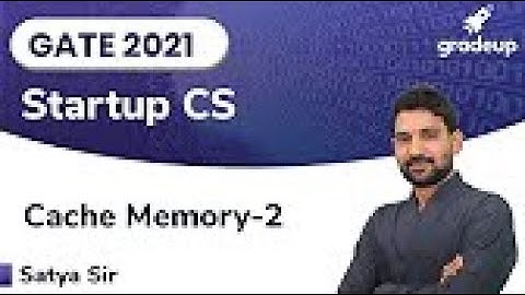 Cache Memory | GATE CS 2021 | Computer Organization Part2 | #GATE #GATECSE #COA #GATECOA