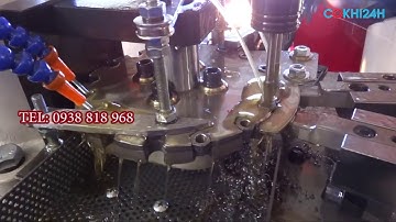 Máy ta rô tự động đai ốc -cấp phôi tự động