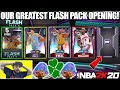 I SPENT ALL MY VC ON PACKS FOR GLITCHED GALAXY OPAL SHAQ IN OUR BEST NBA 2K20 MYTEAM PACK OPENING