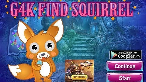 G4K Find Squirrel Walkthrough [Games4King]