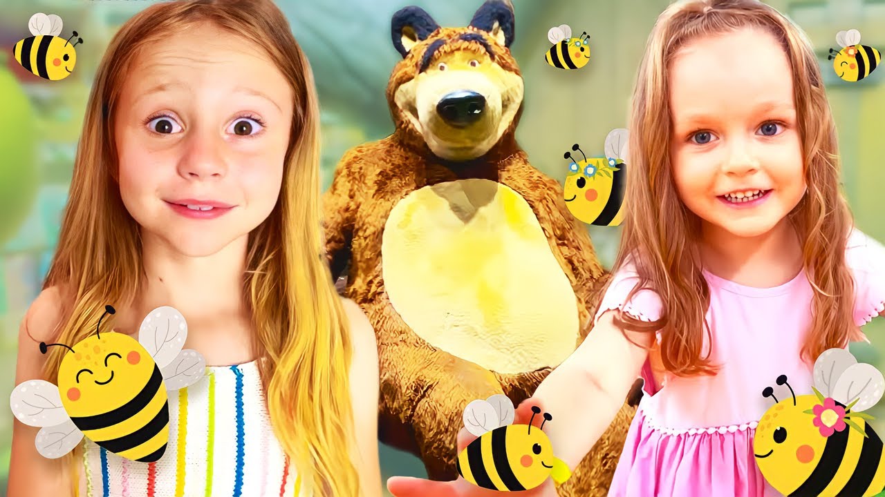 Nastya merawat bayi yang tersesat di toko mainan