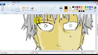 &#:@ Awesome!! Draw Kaneki Ken Tokyo Ghoul using paint in PC