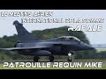 Rafale B- Patrouille Requin Mike . Le Meeting Aérien International de la Somme d'Albert 2021. 4K UHD