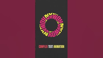 Complex Text Animation in After Effects | Motion Design Showcase | Nomad Vikas #adobeaftereffects