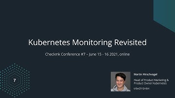 checkmk conference #7: Kubernetes monitoring revisited