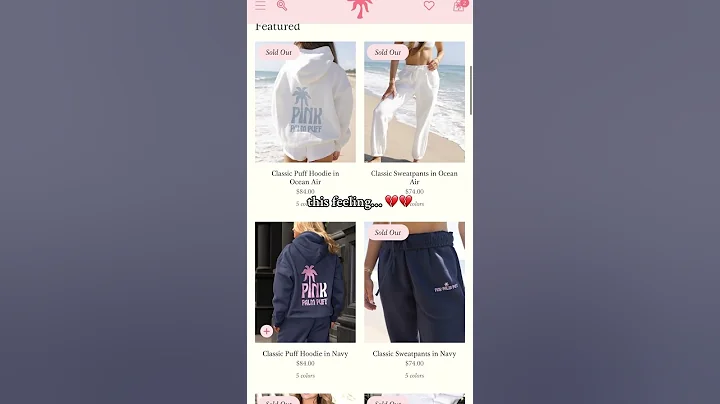 AHH MOST THINGS ARE SOLD OUT NOW!! ily ppp fam!! who got one?! #pinkpalmpuff #pppfamily