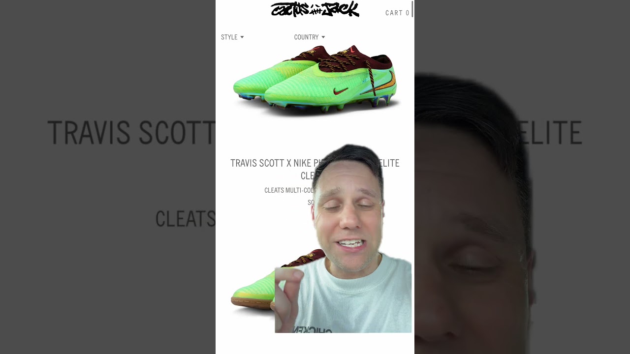 Travis Scott World Cup Shoes Soon!