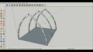 Gothic Arch Greenhouse Plan Tutorial: 3 . Construction