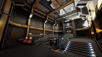 Sci Fi Space Station Interior Kit Trailer