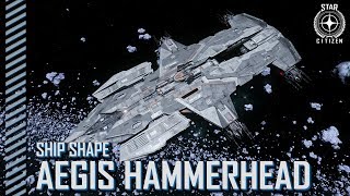 Star Citizen Ship Shape - Aegis Hammerhead