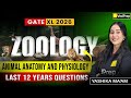 Zoology PYQs | Animal Anatomy & Physiology | GATE XL 2026 | Last 12 Years Questions | VedPrep