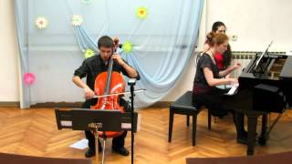 Nikola Kudrna: J. Brahms - Cello Sonata No.1 in e-minor, 3rd mov.