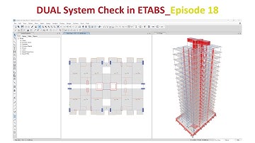 Dual System Check in ETABS  Episode 18