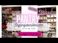 *New* Pantry organization and declutter || New year decluttering || huge collab || dollar tree bins