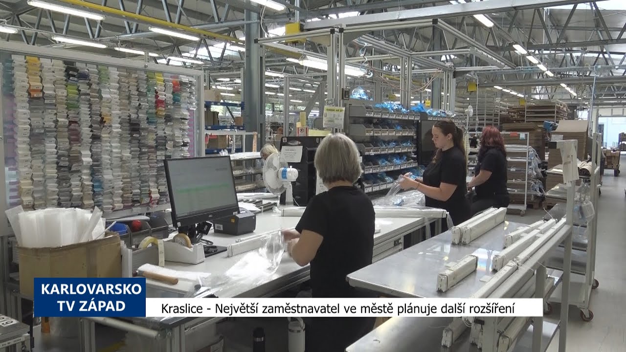 Kraslice: Největší zaměstnavatel ve městě plánuje další rozšíření (TV Západ)