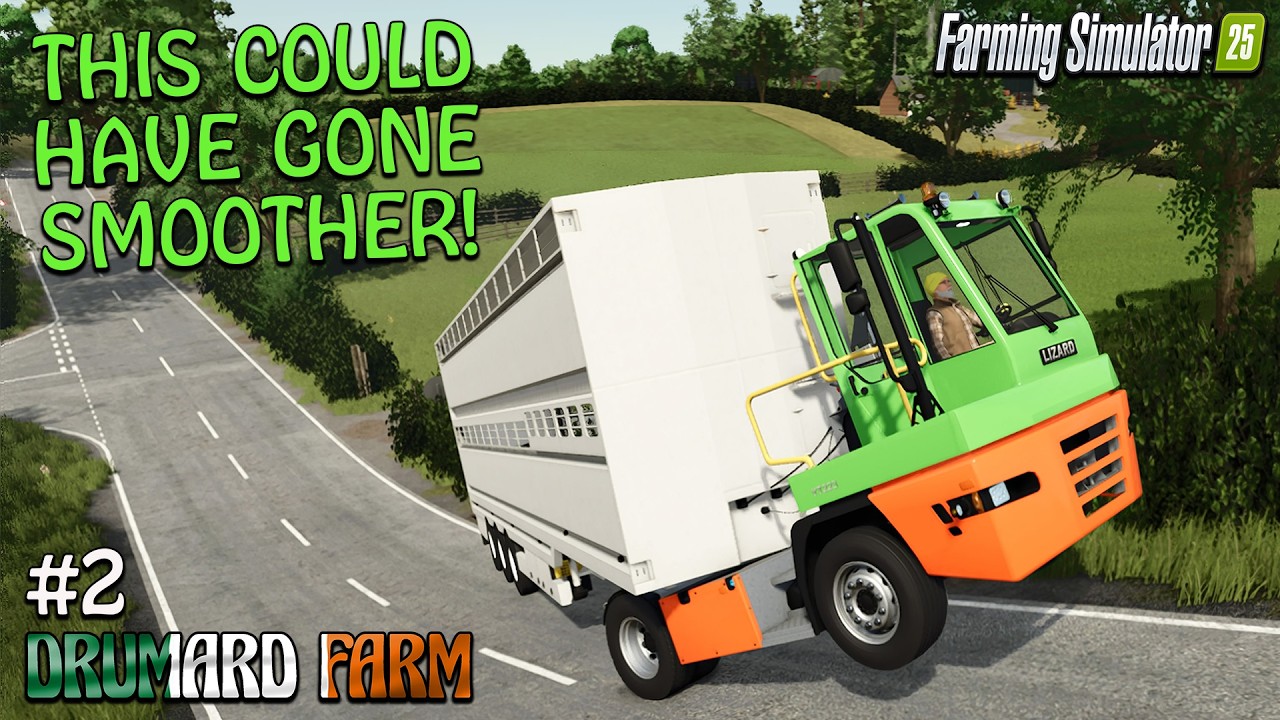 DRUMARD FARM! A RETURN #2 (HEAVY COWS CAUSE PROBLEMS?!) Farming Simulator 25