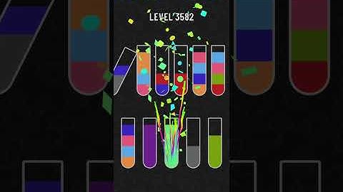 water sort puzzle level 3582