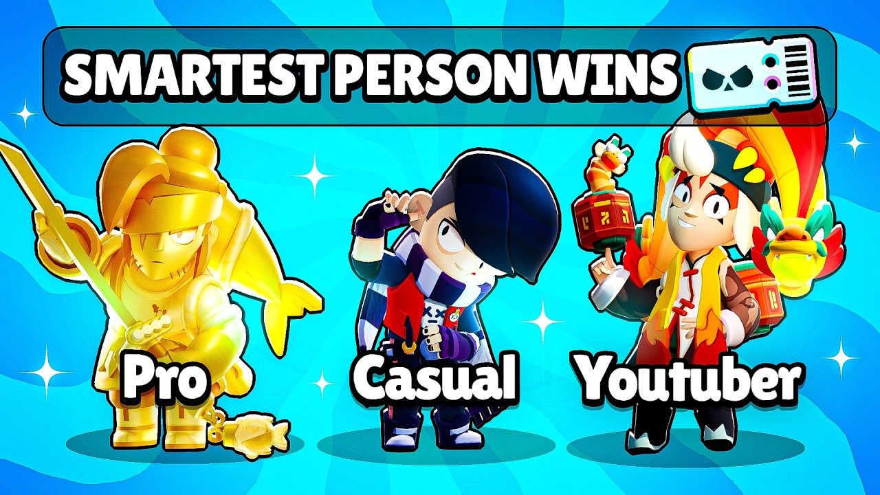 A Brawl Stars Quiz VS 1 Pro 1 YouTuber 1 Noob