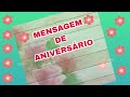 Mensagem de Aniversário ❣️ Video de Aniversário Para Uma Pessoa Especial