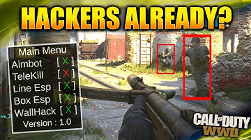 HACKERS in Call of Duty WW2 ALREADY? (COD WW2 God Mode Hack Glitch)