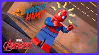 MARVEL: Who STOLE Iron Man's weather machine? 🕷️ LEGO Marvel Avengers | Full Episode