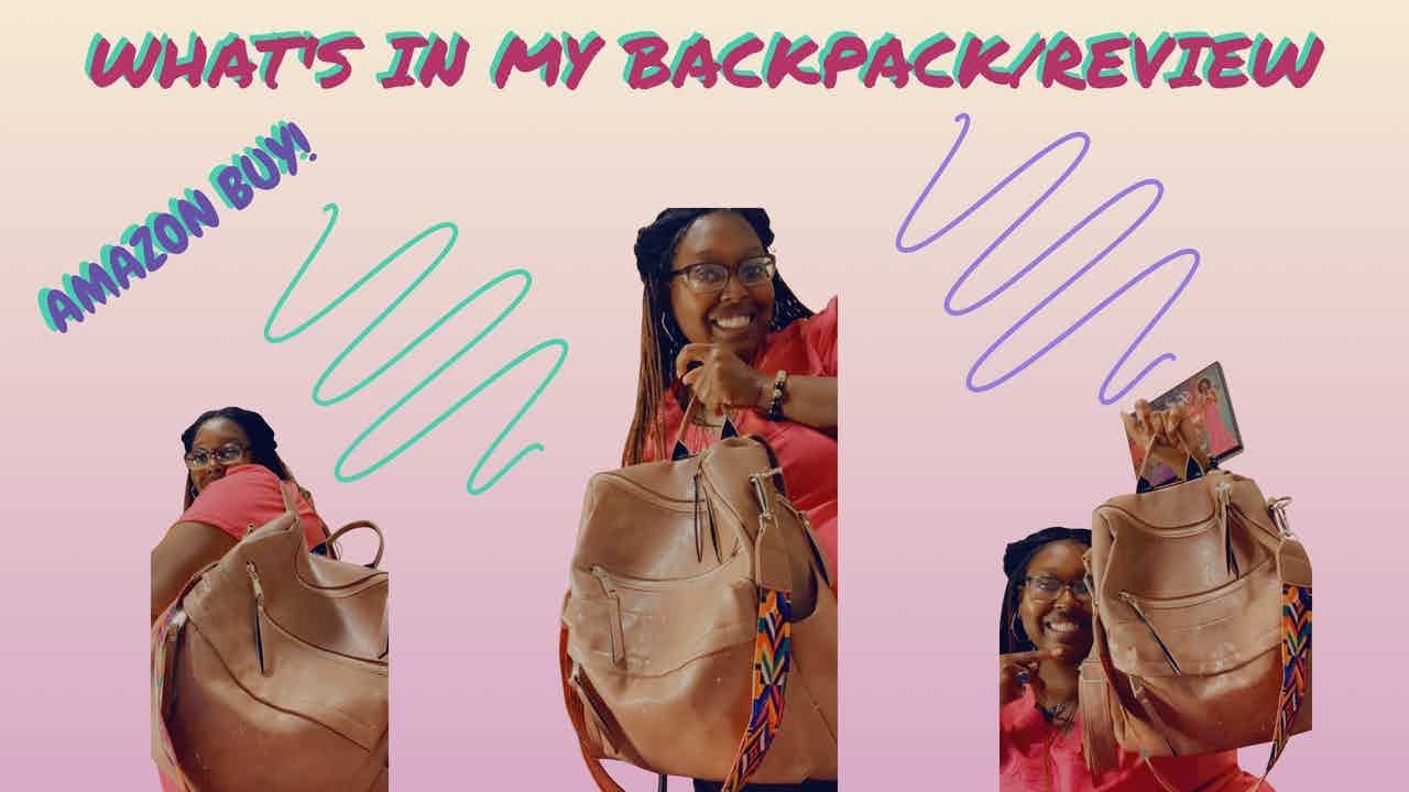 AMAZON BACKPACK REVIEW | WHAT'S IN MY BAG!