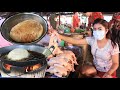 Market show : Deep fried wrapped whole chicken in sticky rice / Prepare by Countryside life TV