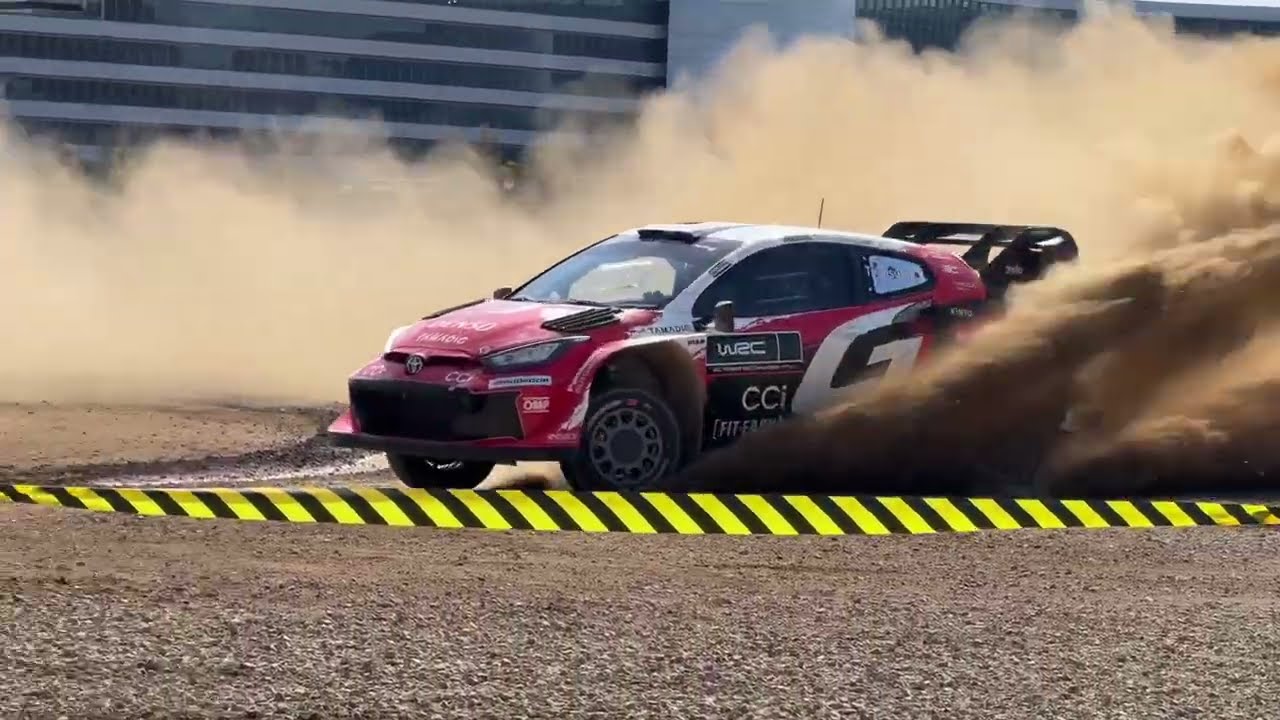 ［三河湾ラリー2026］day2 荒ぶるGR YARIS Rally1 Rally2 勝田貴元選手　デモラン