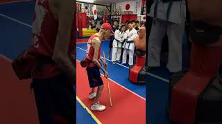 85 Year Old Grandpa's INSANE Bo Staff Kata — Dojo in SHOCK