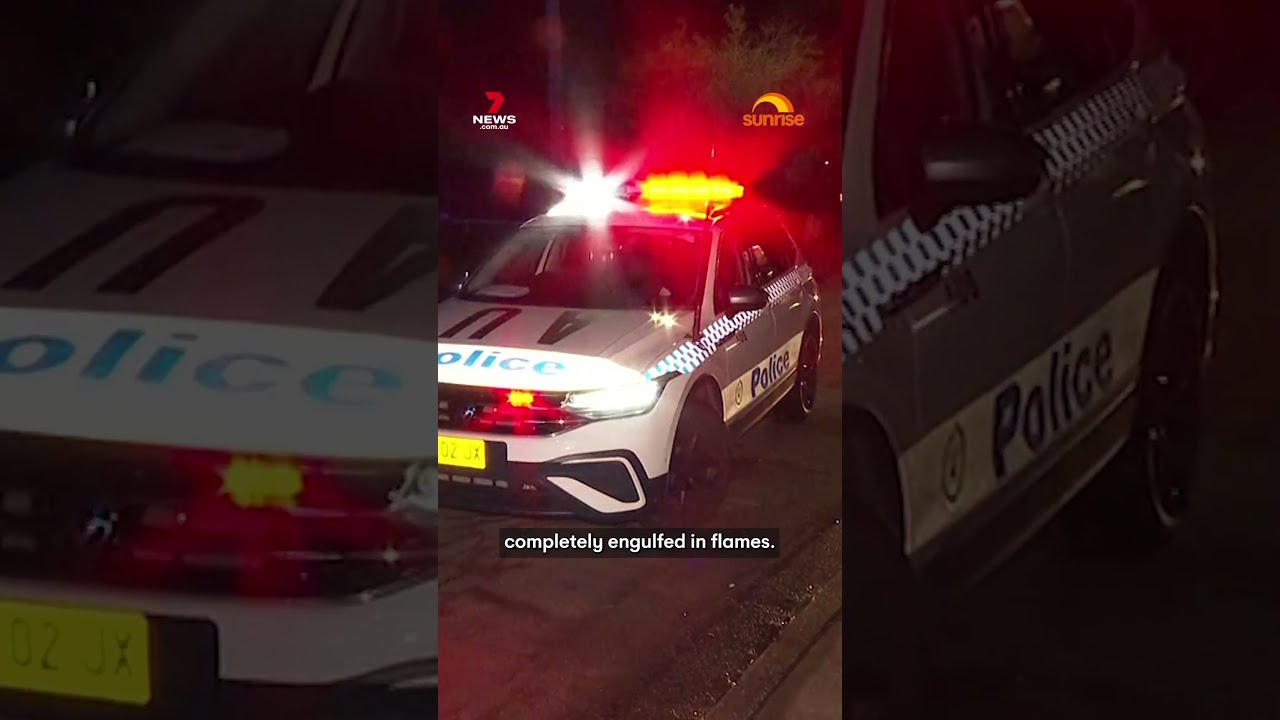 Manhunt Underway After Car Torched In Sydney