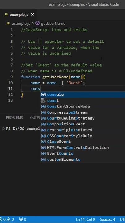 How to Set Default Values in JavaScript - YouTube