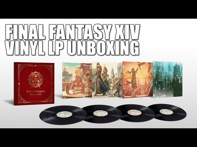 FINAL FANTASY XIV VINYL LP BOX! UNBOXING - YouTube