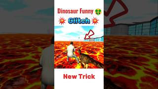 Dinosaur Funny Glitch In Indian Bike Driving 3D ⚡🤩 #indianbikedriving3d #shorts #viralshorts