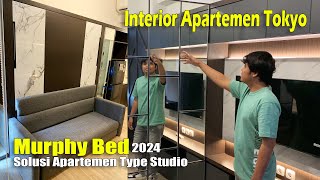 Wall bed atau Murphy bed || Solusi Apartemen Tipe Studio || Tokyo Riverside Apartment PIK 2