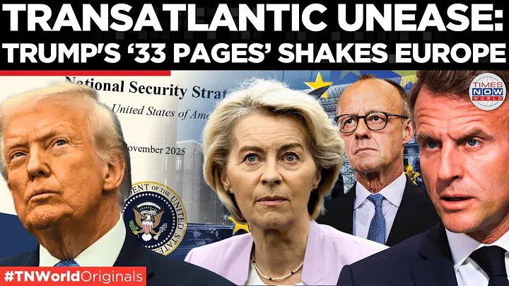 TRUMP’S EU RESET: 33 Pages That Warns of “Civilisational Erasure” & NATO Shake-Up | Times Now World