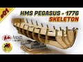 HMS PEGASUS : Amati : Scale 1/64 : Step By Step Model Ship Build : #01 - Assembly of the skeleton