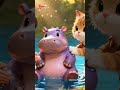 La canción del hipopótamo -  Little Hippo’s Fun Day | Nursery Rhymes for Kids | Galatta Kids| Shorts