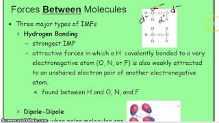 Unit 4 Intermolecular Forces
