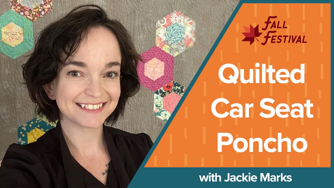 Quilted Car Seat Poncho | Fall Festival ‘23