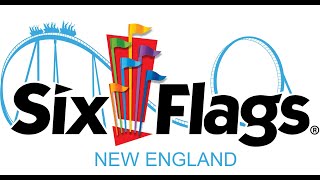 Six Flags New England Full Tour  Agawam, Massachusetts