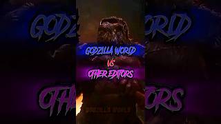 GODZILLA WORLD (Me) Vs Other Editors (Outside) #godzilla #kong #shorts #1v1