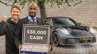 He Just Became The Owner Of A Brand New Porsche 911 And 50,000 Cash