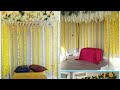 DIY- Haldi ceremony decor DIY- Marigold Garland Decor