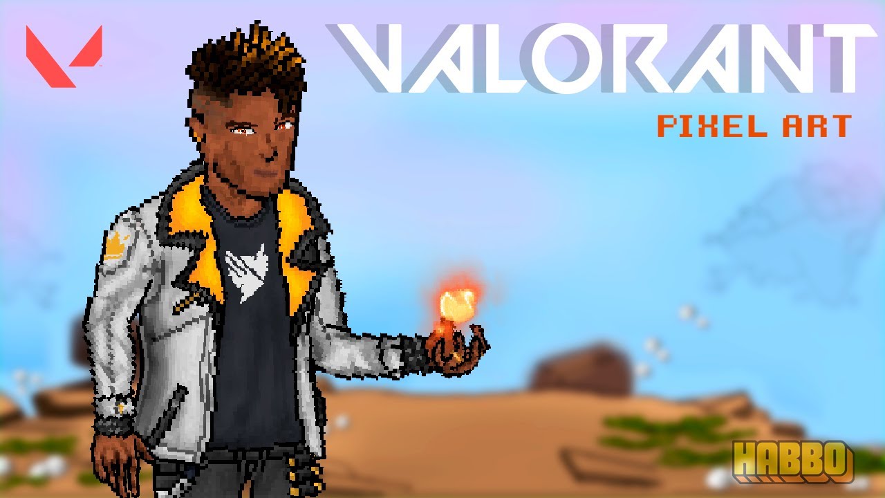 HABBO - VALORANT ANIMATION 2D PIXEL ART | PHOENIX |